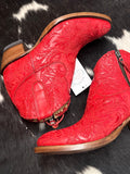 Boot Babe Red Booties - Size 9