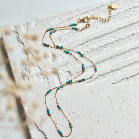 Beaded Turquoise Chain