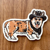 Western Dog/Cat Stickers