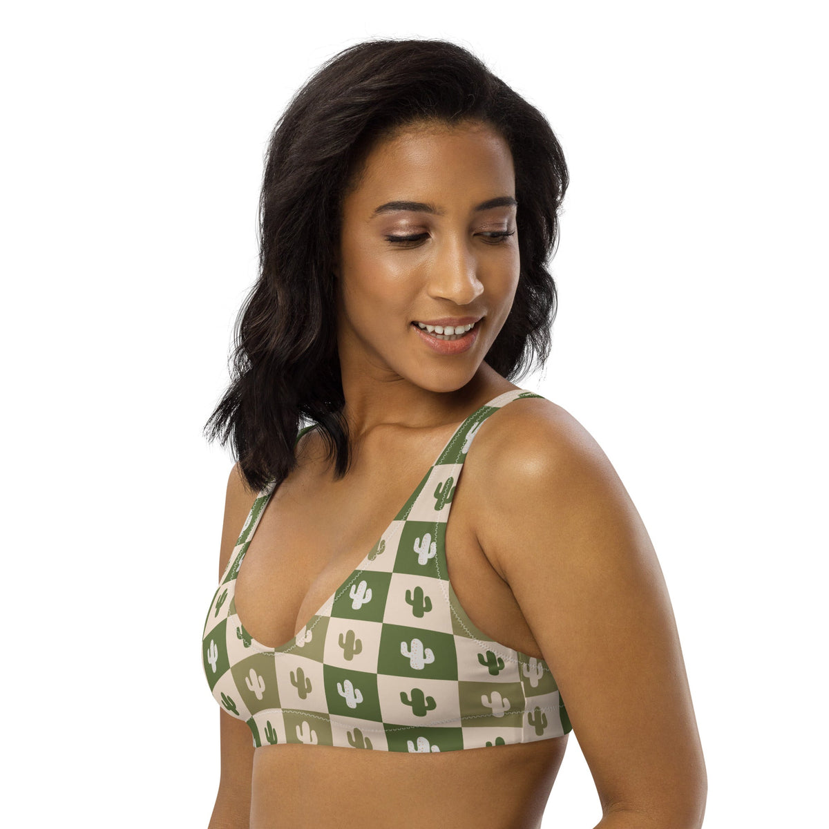 Desert Grid bikini top