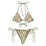 Desert Grid string bikini