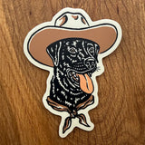 Western Dog/Cat Stickers