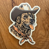 Western Dog/Cat Stickers
