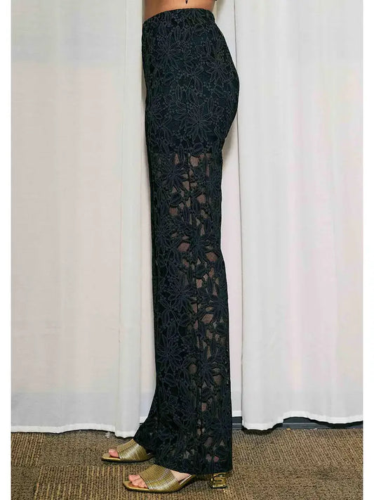 Baby Let's Go To Vegas Lace Pants