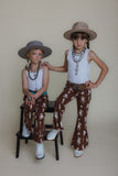 Girls Rodeo Flares- Brown