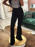 Sadie High Waist Flares - Black