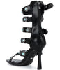 Desperado Turquoise Strappy Heels