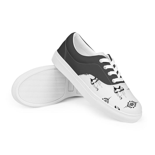 Saddles lace up shoes