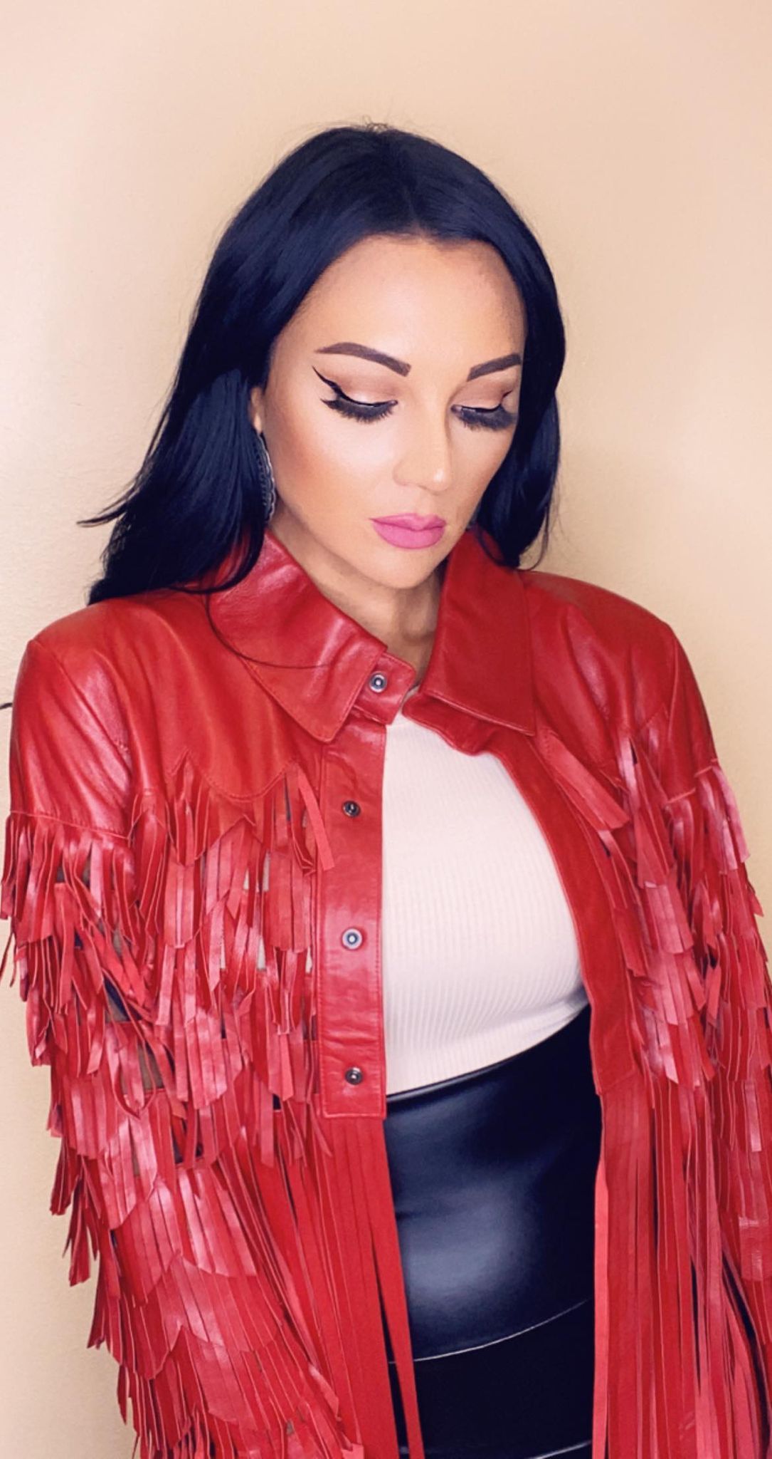 Jaxnhull Rodeo Queen Duster - Long Red