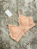 Desert Flower Padded Lace Bralettes
