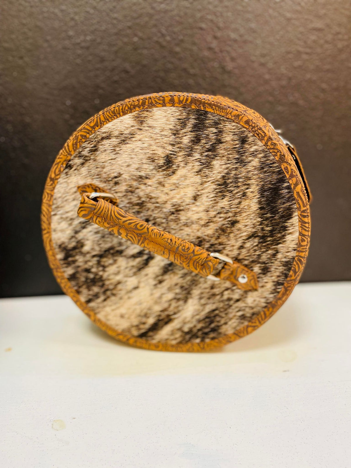 JAXNHULL Cowhide Round Jewelry Organizer - Multiple Designs