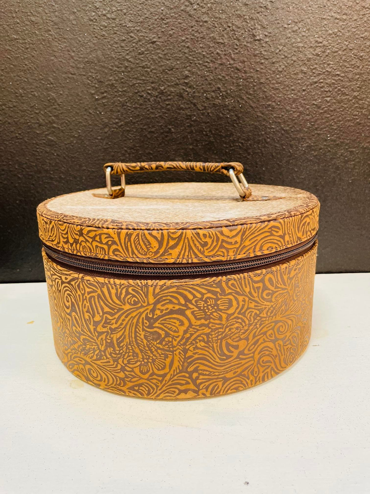 JAXNHULL Cowhide Round Jewelry Organizer - Multiple Designs