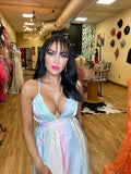 Cotton Candy Rain Drops Dress