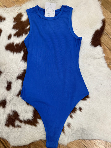 Allison Basic Bodysuit (XS-L) - Blue