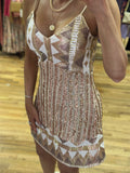 Rachel Aztec Sequin Dress