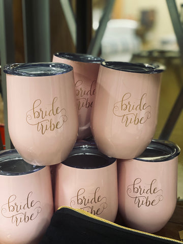 Bride Tribe Tumbler- Pink
