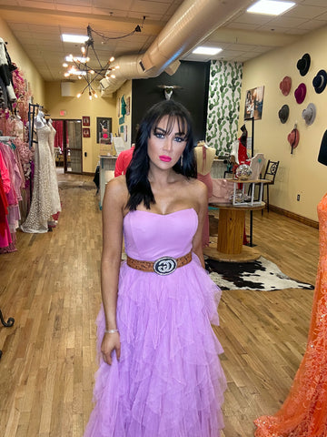 Faye Tulle Ruffled Dress