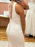 Amelia Long Lace Bridal Dress