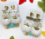 Willow Shimmer Tassel Earrings