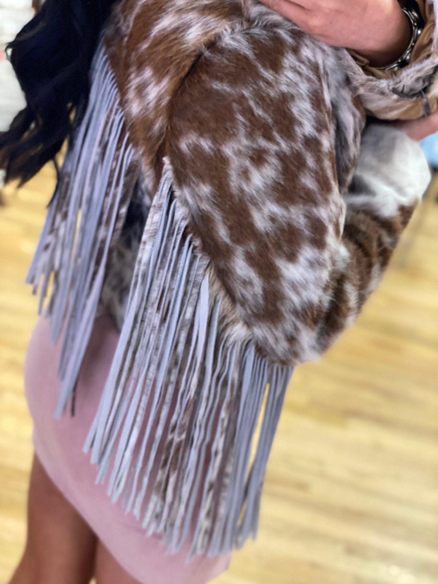 JAXNHULL COWHIDE JACKET - WILLOW (Small)