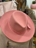 Kaia Felt Hat - Pink