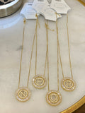 Savvy Initial Bling Necklace