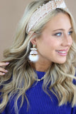 Willow Shimmer Tassel Earrings