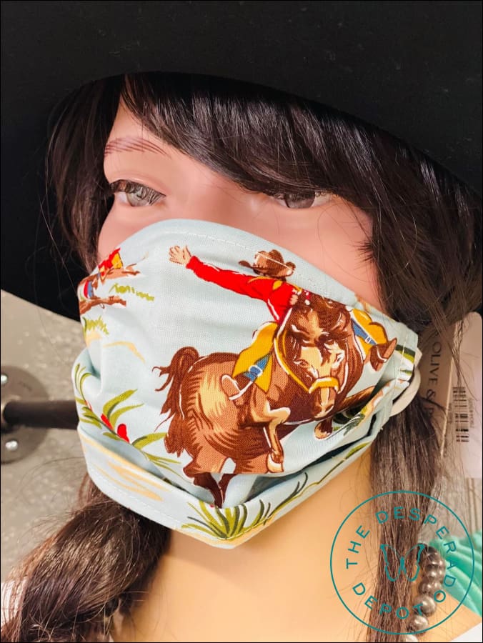 Silverado Fabric Serape Western Face Masks 2/cowboy Mask